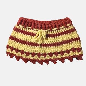Crochet Cheerleader Skirt Handmade Toddler
